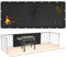 Amerbro Feuerfester Hitzeschild für die Wand hinter dem Grill, schützt Deckzaun vor Grillwärme, Hitzeschild, Grillmatte, Herd-Wandschutz, Kühlschrank, Grillmatte, Zubehör, kompatibel mit Blackstone,