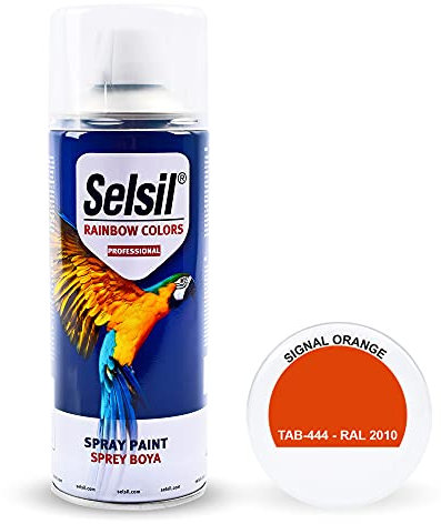 Selsil Spray Paint (Signal Orange)
