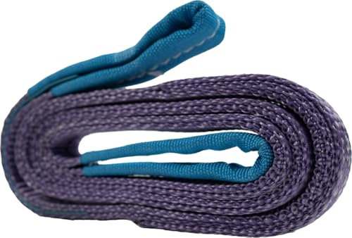 Sangles de Levage - Capacité de Charge : 1000 kg - Violet - Longueur : 4 m - pour grues, chaînes et ateliers