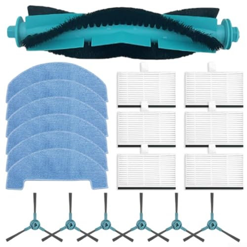 Komplettes Zubehör-Set für Lubluelu L15 Saugroboter effiziente Reinigung mit Rollenbürste & Filtern (E)