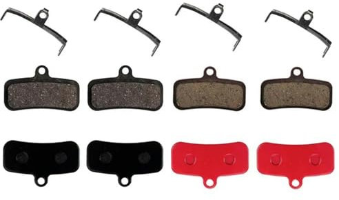 4 Paar MTB Fahrrad Semi Metallic/Vollmetall Scheibenbremsbeläge Für Shimano Saint M810 / M820 / ZEE 640 / QUADIEM MTB Scheibenbremsbelag