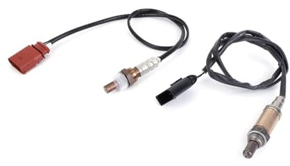 2Pcs Lambdasonde Diagnosesonde Nach Kat kompatibel für 1.2 40/44 KW Fabia 1 2 Polo 9N Ibiza III Fabia Polo Lambdasonde vor Kat O2 Sauerstoffsensor Regelsonde Sensor OZA532-V4 OZA708-EE1 OZA864-EE9