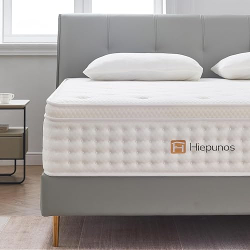 Hiepunos Matratze 90x200cm 28cm Höhe H3/H4 7-Zonen Taschenfederkernmatratze