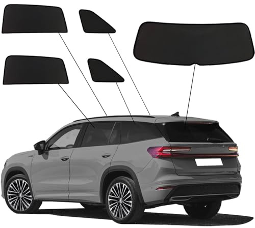 SunClip Sicht- & Sonnenschutz passgenau | kompatibel mit Skoda Kodiaq II (PS7) 2024-