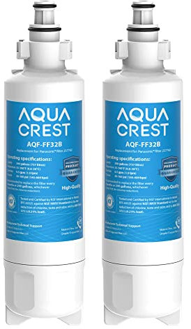 AQUA CREST 257760 Ersatz-Kühlschrank-Wasserfilter, kompatibel mit Panasonic CNRAH 257760, CNRBH-125950 (2)