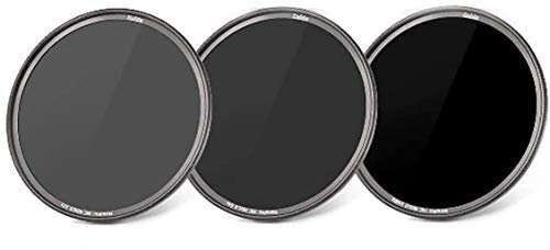 HAIDA Ultra Slim NanoPro MC ND Graufilterset 8X, 64x, 1000x - 77 mm, inkl. Stack Cap Filtercontainer