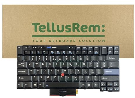 TellusRem ersatztastatur US International Nicht Hintergrundbeleuchtung für Lenovo Thinkpad T520 T520i T420S T420 T420i T400S T410S T410 T410I T510 T510i W510 W520 X220T X220s X220i X220