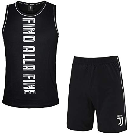 PLANETEX Pigiama Uomo Juventus Prodotto Ufficiale Cotone Art.14077