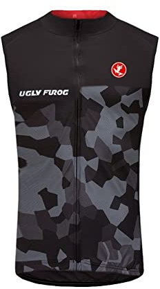 UGLY FROG Rennrad Atmungsaktiv Fahrradweste Radweste Laufweste Reflektierende Weste Sommer/Frühling Ärmellos Sport Mantel Jacke für Laufen Fahrrad Sport DEHerMJV01