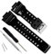Ersatzarmband für Casio G-Shock GD120/GA-100/GA-110/GA-100C (glänzendes Schwarz)