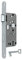BKS Standard Zimmertürschloss/Türschloss mit Metall Falle und Riegel, mit Buntbart 55/72/8, Stulp: 20 x 235mm abgerundet, DIN Links incl. SN-TEC® Montageset
