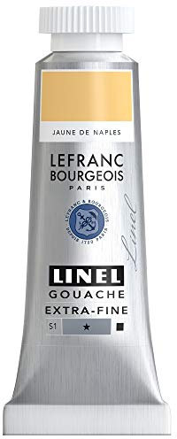 Lefranc Bourgeois Linel Gouache Extra-Fine Tube 14ml Jaune De Naples Série 1