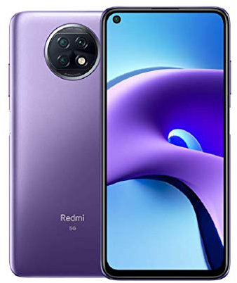 Xiaomi Smartphone Redmi Note 9T 5G, 4 Go + 128 Go, 6,5 Pouces FHD+ DotDisplay, MediaTek Dimensity 800U, Triple caméra 48 MP, 5000 mAh, NFC, Daybreak Purple (Version Officielle + 2 Ans