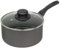 18CM Milk PAN + Glass LID Sauce Pot Tea Handle Kitchen Non Stick COOKWARE New