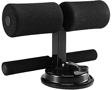 SMSOM Setzen Sie sich an der Bar für den Boden, verbessert Portable Sit Up Assistant Device ABDOMEN-Übungsgeräte, einstellbare Selbstsaugung SIT-BAR, Haushaltsfitnessgeräte für Turnhalle Yoga Body Bui
