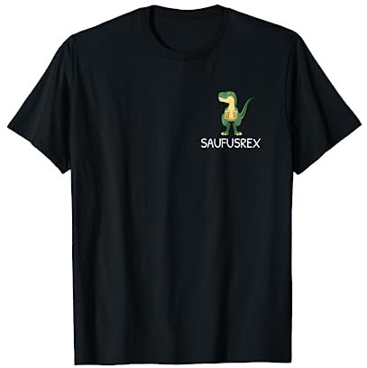 Saufusrex Saufen Sauf Dinosaurier Lustiges Party Spruch T-Shirt