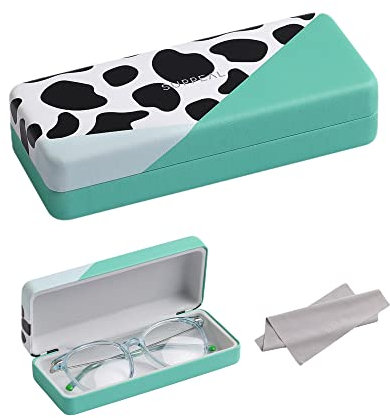Suppeal Brillenetui Hartschale Designer Sonnenbrillenetui für Damen und Herren, mehrere Designs erhältlich