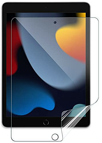 Pellicola protettiva in vetro temperato o morbida per Apple iPad Pro Air Mini 3 4 5 6 7 8 9 (morbida pellicola per animali domestici, iPad 9a generazione 2021 10,2 pollici)