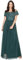 Maya Deluxe Maxi Abito Maya Bardot Vestito per Damigella d’Onore, Verde Smeraldo, 50 Donna