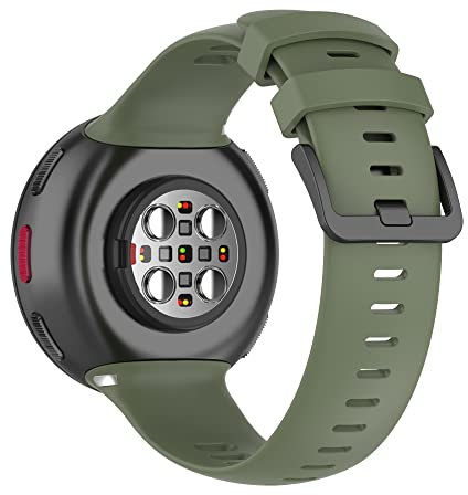 TopTen Uhrenarmband kompatibel mit Polar Vantage V2, Silikonarmband, Ersatzarmband