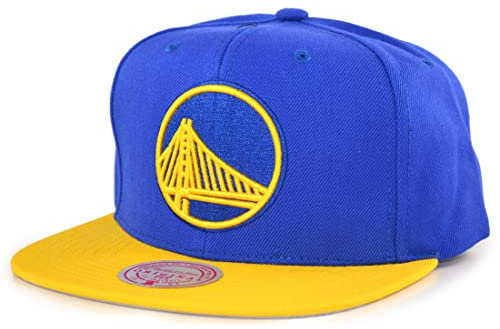 Mitchell & Ness Team 2 Tone 2.0 Snapback Cap Golden State Warriors royal/Yellow