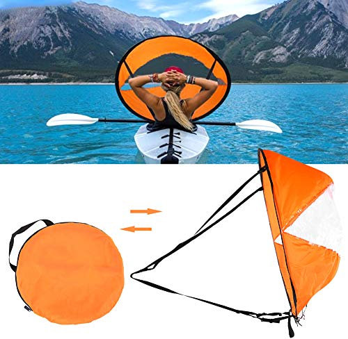 KENANLAN Kajak Segel, Tragbares Faltbares Hochtransparentes Spezial Segel Windpaddel Kajak-Kanu-Schlauchboote