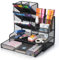 NUODWELL Schreibtisch-Organizer mit Schublade, multifunktionaler Stifthalter, Schreibtisch-Organizer für Zuhause, Büro und Schule (Mesh B17 Schwarz)