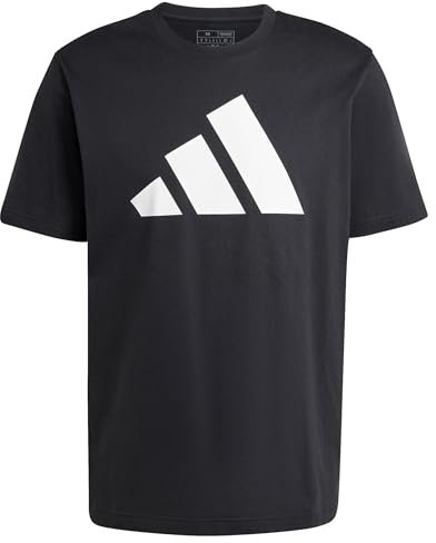 adidas Uomo PWR 3 Graphic Tee, Black, L