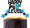 bng-bng 8 Birthday Cake Topper Glittery Happy 8th Level Birthday Game Theme Party Cake Cupcake Toppers For Boys and Girls 8 Eight Years Old Cake Decorations