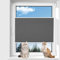Jalousien zum Klemmen 50 x 200 cm Sonnen-, Sicht- & Schallschutz Plissee Klemmfix Rollo inkl. Befestigungsmaterial für Fenster & Balkontür, Grau