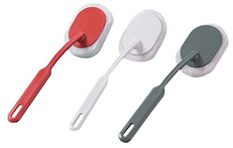 LALAFINA 3 Stück Schwammmopp Mit Langem Griff Autoschwamm Grillschwamm Sauber Spülmaschine Grillreiniger Reinigung Elektrische Scheuerbürste Reinigungsbürste Elektrische Schwämme