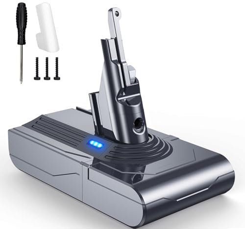 6000mAh Batteria Compatibile con Dyson V8 Absolute, V8 Fluffy, V8 Animal, V8 Motorhead, SV10