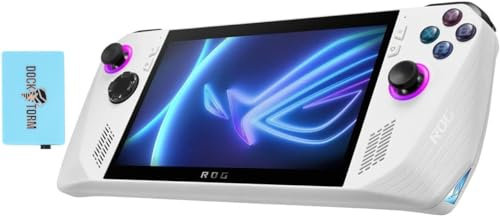 ASUS ROG Ally Console de jeu, écran tactile FHD 7 (1920 x 1080) 120 Hz (AMD Ryzen Z1 6 cœurs, 16 Go LPDDR5X 6400 MHz RAM, SSD M.2 PCIe 2 To, AMD Radeon, lecteur d'empreintes digitales, Win 11 Home)