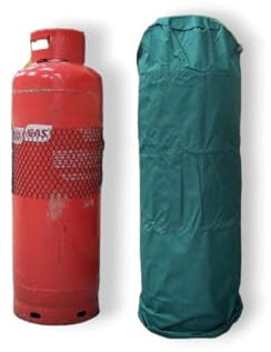 Apache 47KG Heavy Duty Oxford Fabric Gas Bottle Cover - Weather-Resistant, Durable & Stylish (Green)