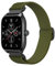 Astorgos Bracelet Élastique en Nylon Compatible avec Amazfit Active/Active 2/GTS 1/2/2 Mini/2e/3/4/4 Mini/Bip 3/3 Pro/Bip U/U Pro/GTR Mini/42mm, 20mm Bracelet en Tissu pour Femmes Hommes, Vert Armée