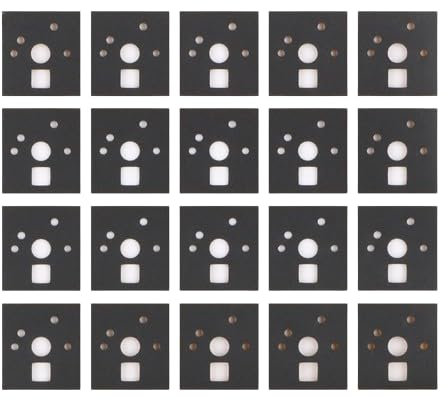 120PCS Mechanical Keyboard Switch Sticker, Switches Silencer Pad Sound Dampening Pads for DIY Mechanical Keyboard Noise Dampener Foam Sound Reduction Insulation Switch Film (For PORON)