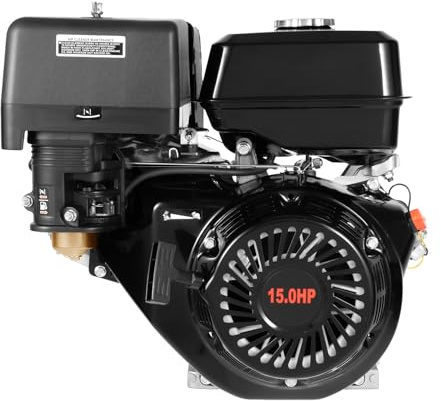 KANBCNG 15 PS 420 CCM Benzinmotor 4 Takt Motor Gokart Motor Kartmotor Benzin Motor für Kompressoren Grabenfräsen Generatoren Hochdruckreinigern Einzylinder Luftkühlung 3600 U/Min