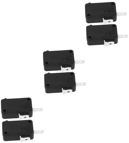 Alipis 6pcs Microwave Oven Timer Switch Replacement Micro Switches for Door Normally Open