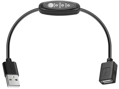 Ldabrye USB Geschwindigkeitsregler Elektronischer Regler Schalter 3 Geschwindigkeiten Einstellbar Kabel Zur Geschwindigkeitsregelung Von Automobil Lüftern Für Schreibtischventilator