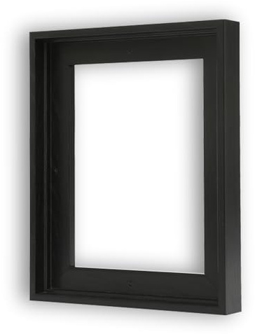 VAREIHNAZ Canvas Floater Frames for 8x12Canvas Paintings,Canvas Frame,Floating Frames for Canvas with 0.6~0.9 Deep for Wall Decor (Black)