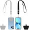 YUXIANLB 2 Sets Adjustable Phone Lanyard Neck Strap, Universal Mobile Phone Lanyard with Adhesive Tether Tabs, Cell Phone Neck Crossbody Lanyard and Phone Patches Compatible with Most Smartphones