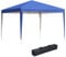 Outsunny Pavillon ca. 3x3m, wasserabweisend Stabil Winterfest Pop-up Faltpavillon, UV Schutz, Faltbar Partyzelt Gartenzelt mit Tasche, Gartenpavillon für Camping Garten, Blau