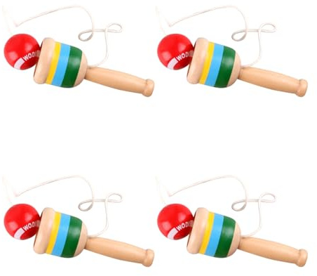 XNHIU 4pcs Gift Hand- Eye Pop and Catch Balls Game Indoor Outdoor Ball Summer Beach Balls Adult Ball Games for Adult