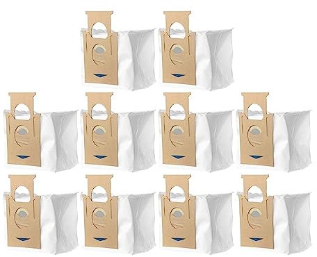 KGNGBEM Kompatibel mit Yeedi. Vac Max/Station Roboterstaubsauger Staubwanzen-Ersatzteil-Ersatzzubehör(10 Pcs)