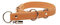 Akah Hundehalsband mit Begrenzung, Halsweite 35cm