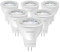SINCELIGHT LED MR11 Reflektorlampe Ø35mm mit GU4-Sockel, 3W, 250 Lumen Ersetzt 25 Watt Halogenlampen, Farbwiedergabeindex RA≈92, Warmweiß 2700K， 38°Ausstrahlungswinkel, 6er-Pack