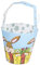 4er Set Osternest aus Papier - wählbar - Osterdeko zum selber befüllen - Osternester für Ostereier -, Osternester:4x Eimer - Osterhase