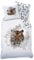 MTOnlinehandel Tiger Bettwäsche Set 135x200 · Kinderbettwäsche · Teenager-Bettwäsche · wild & Free, Safari & Blätter - Kissenbezug 80x80 + Bettbezug 135x200 cm - 100% Baumwolle