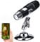 Microscopio WiFi, XVZ da 50X fino a 1000x, mini microscopio digitale, con luce compatibile per iPhone Android, iPad