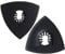 2Pcs Oscillating Multi-Tool Triangular Sanding Pads 90mm Hook & Loop Sanding Disc Pads Compatible with Dewalt Stanley Bosch